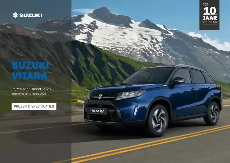 Catalogus van Suzuki in Voorhout | vitara | 2026-03-06T00:00:00.000Z - 2026-03-20T00:00:00.000Z