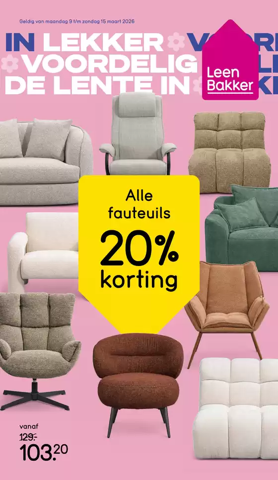 Catalogus van Leen Bakker in Amersfoort | Exclusieve deals en koopjes | 2026-03-09T00:00:00.000Z - 2026-03-15T00:00:00.000Z