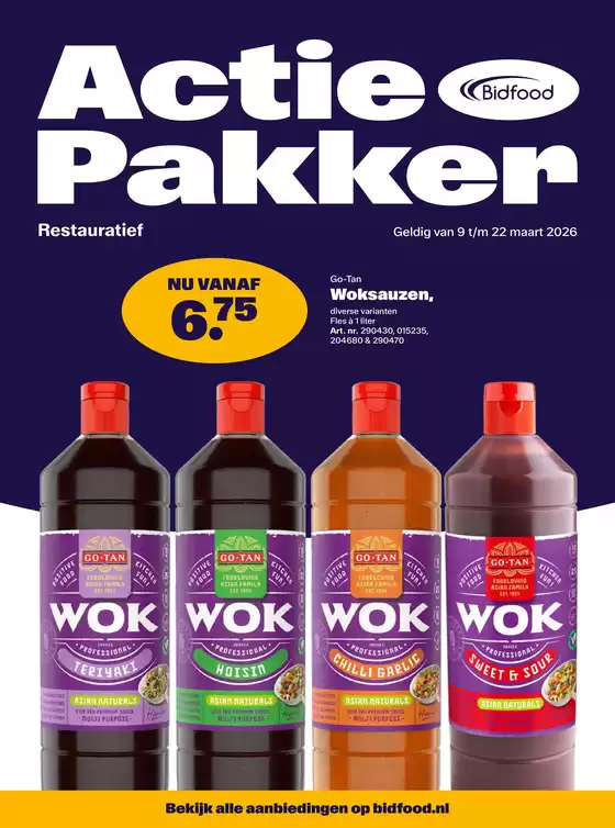 Catalogus van Bidfood in Goes | Actiepakker Restauratief | 2026-03-09T00:00:00.000Z - 2026-03-22T00:00:00.000Z