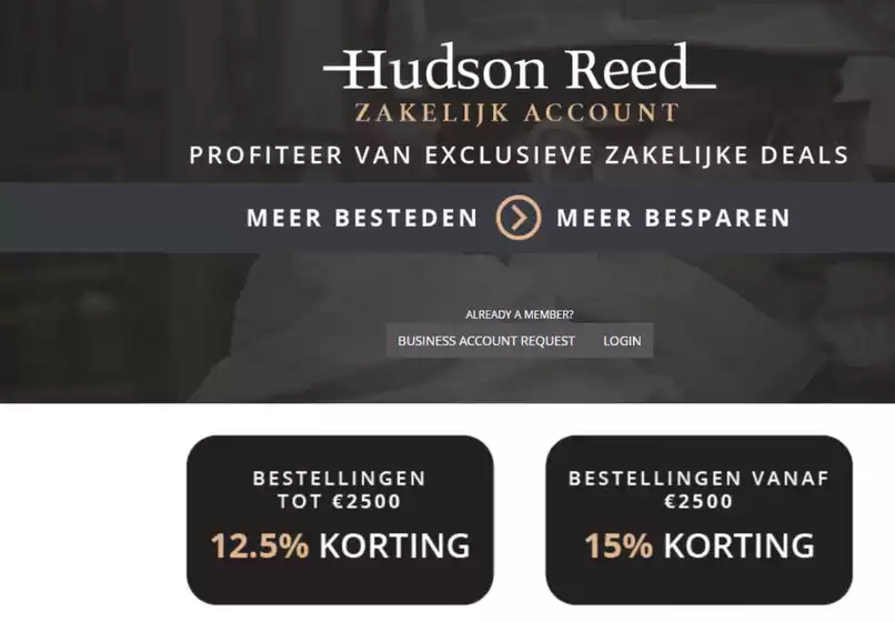 Catalogus van Hudson Reed in Heemskerk | Hudson Reed ZAKELIJK ACCOUNT. BESTELLINGEN VANAF €2500 15% KORTING | 2026-03-10T00:00:00.000Z - 2026-03-22T00:00:00.000Z