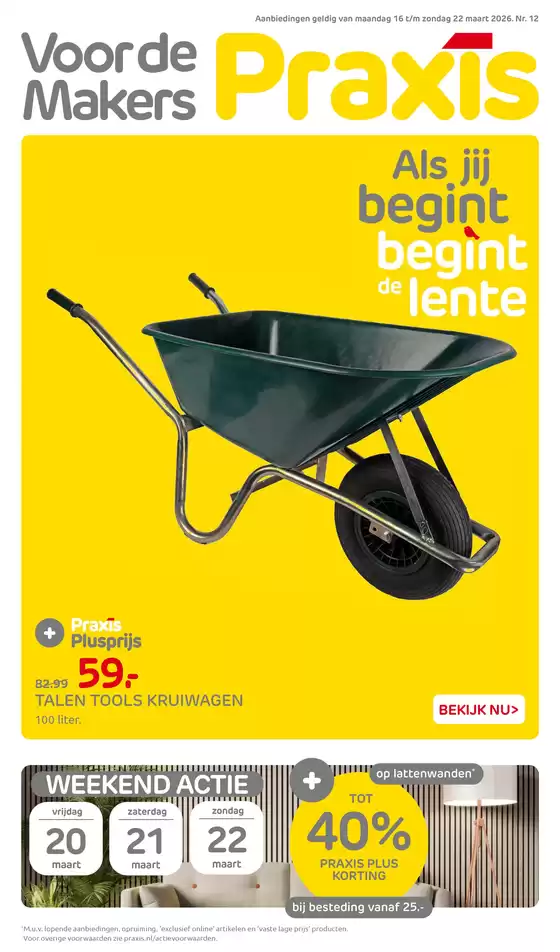 Catalogus van Praxis in Gorredijk | Folder Praxis | 2026-03-09T00:00:00.000Z - 2026-08-30T00:00:00.000Z