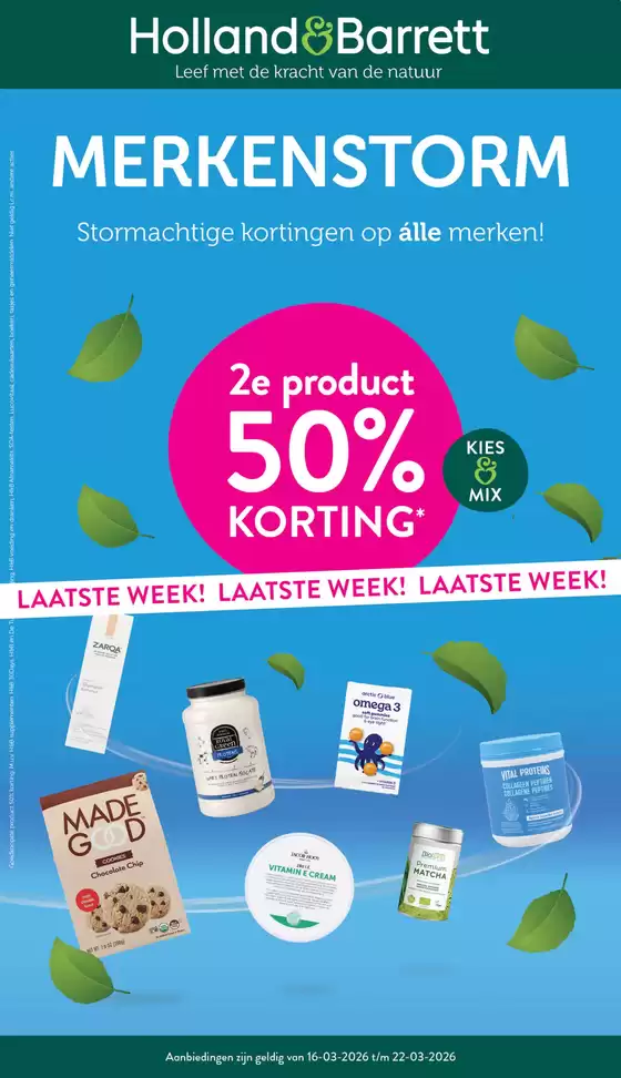 Catalogus van Holland & Barrett in Zaltbommel | Holland Barrett folder | 2026-03-16T00:00:00.000Z - 2026-03-22T00:00:00.000Z