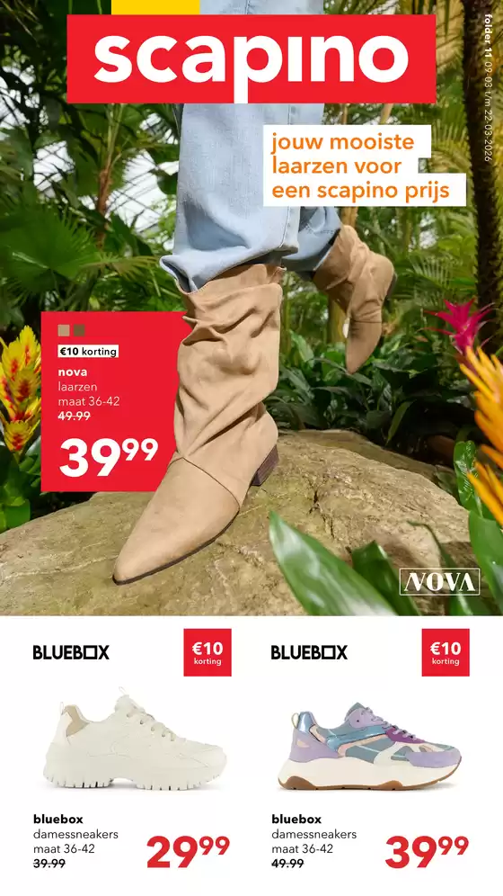 Catalogus van Scapino in Wierden | Aanbiedingen voor koopjesjagers | 2026-03-09T00:00:00.000Z - 2026-03-22T00:00:00.000Z