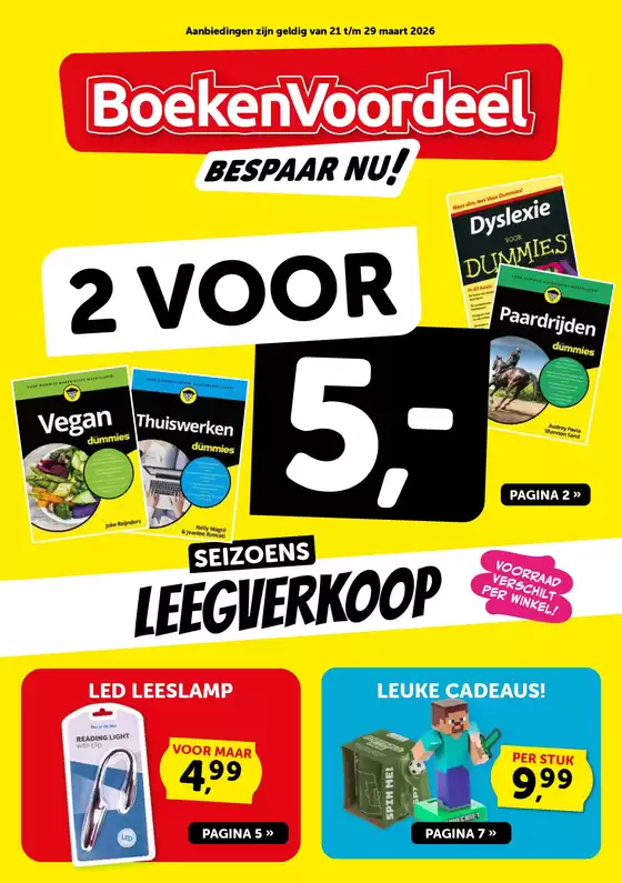 Catalogus van Boekenvoordeel in Den Hoorn | Onze beste koopjes | 2026-03-21T00:00:00.000Z - 2026-03-29T00:00:00.000Z