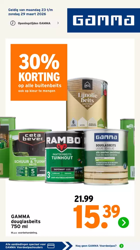 Catalogus van Gamma in Rotterdam | Folder Gamma | 2026-03-23T00:00:00.000Z - 2026-03-29T00:00:00.000Z