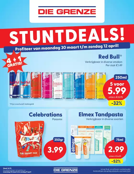 Catalogus van Medikamente die grenze in Oosterhout | AA DieGrenze Folder Week 14 15 V3 | 2026-03-30T00:00:00.000Z - 2026-04-12T00:00:00.000Z