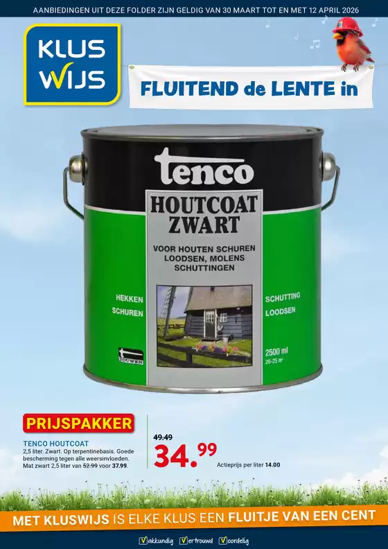 Catalogus van Kluswijs in Eindhoven | Geweldig aanbod voor koopjesjagers | 2026-03-30T00:00:00.000Z - 2026-04-12T00:00:00.000Z