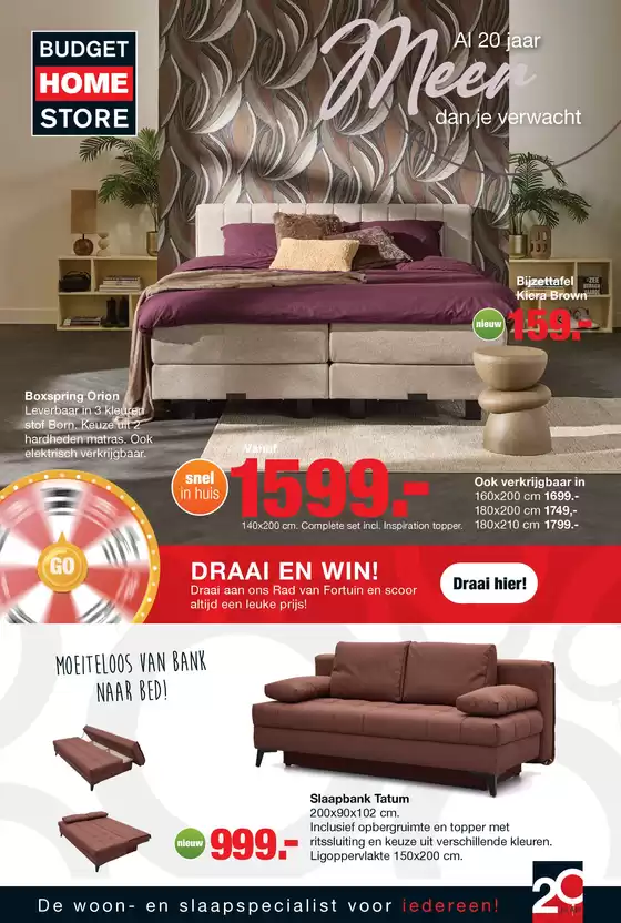 Catalogus van Budget Home Store in Utrecht | Actuele deals en aanbiedingen | 2026-03-30T00:00:00.000Z - 2026-04-13T00:00:00.000Z