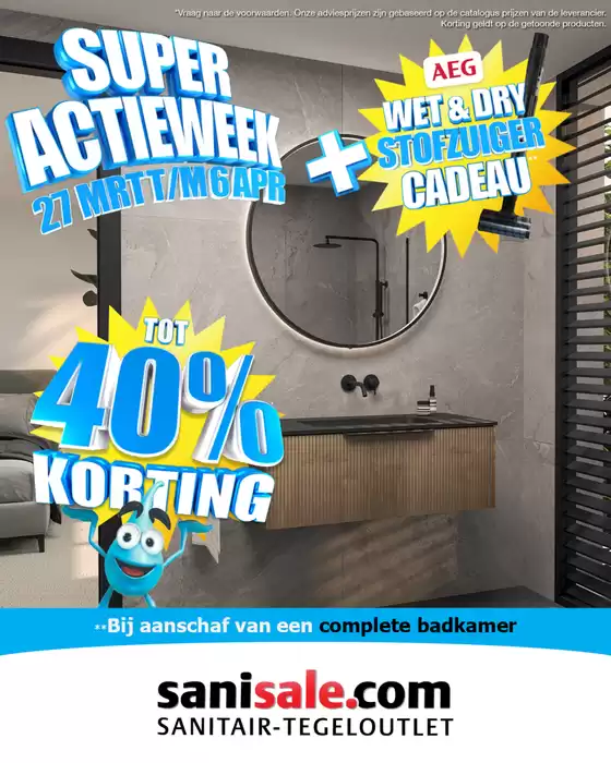 Catalogus van Sanisale in Utrecht | Super Actieweek | 2026-03-30T00:00:00.000Z - 2026-04-06T00:00:00.000Z