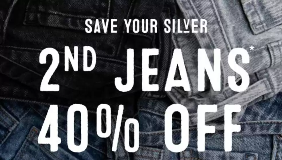 Catalogus van SILVER CREEK in Mierlo | 2nd jeans 40% off | 2026-03-30T00:00:00.000Z - 2026-04-12T00:00:00.000Z