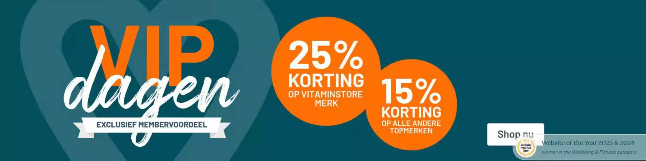 Catalogus van Vitaminstore in Hilversum | 25% korting op vitaminstore merk + 15% korting op alle andere topmerken | 2026-03-31T00:00:00.000Z - 2026-04-05T00:00:00.000Z