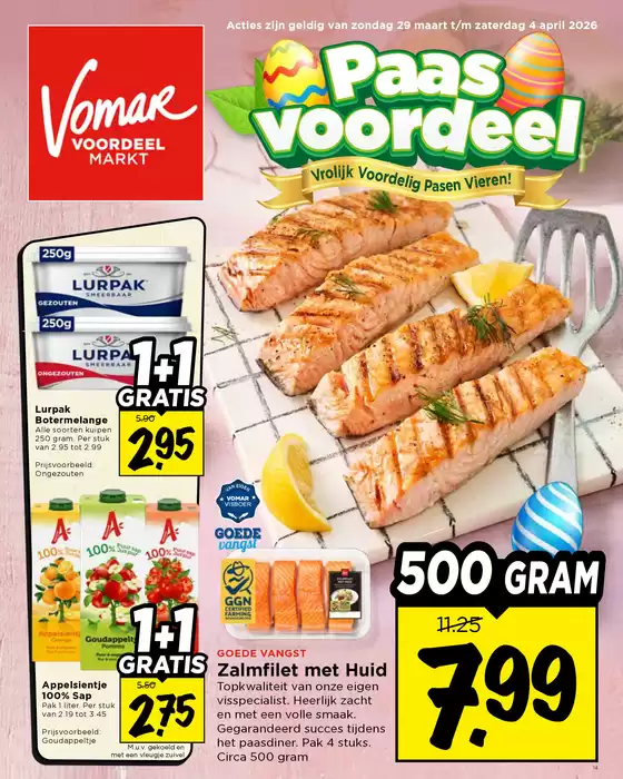 Catalogus van Vomar in Amsterdam | De beste aanbiedingen van Nederland | 2026-03-29T00:00:00.000Z - 2026-04-04T00:00:00.000Z