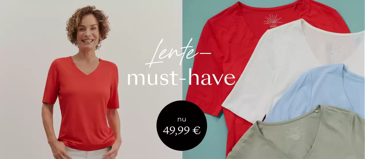 Catalogus van Bonita in Venlo | Lente-Must-Have | 2026-04-01T00:00:00.000Z - 2026-04-15T00:00:00.000Z