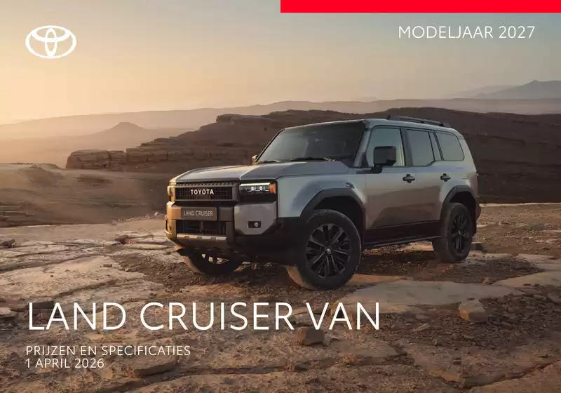 Catalogus van Toyota in Moordrecht | Landcruiser van | 2026-04-01T00:00:00.000Z - 2026-04-01T00:00:00.000Z