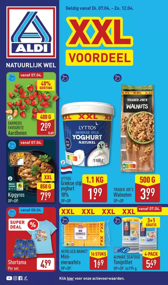 Catalogus van Aldi in Uithoorn | Geweldig aanbod voor koopjesjagers | 2026-04-07T00:00:00.000Z - 2026-04-12T00:00:00.000Z