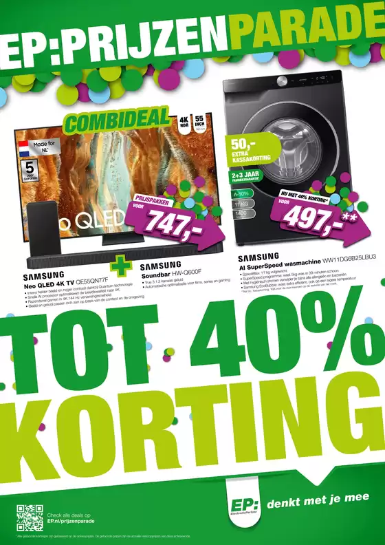 Catalogus van EP in Hoogeveen | EP:Prijzen Parade | 2026-03-20T00:00:00.000Z - 2026-04-05T00:00:00.000Z