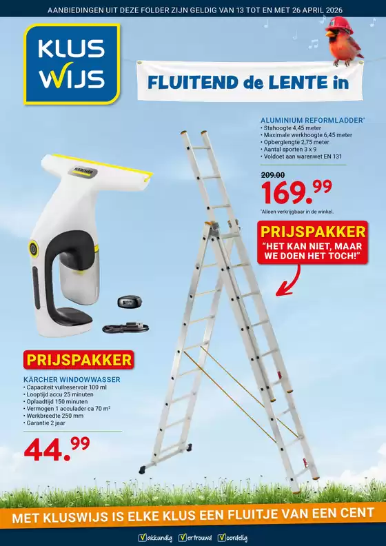 Catalogus van Kluswijs in Glanerbrug | Aanbiedingen voor koopjesjagers | 2026-04-13T00:00:00.000Z - 2026-04-26T00:00:00.000Z