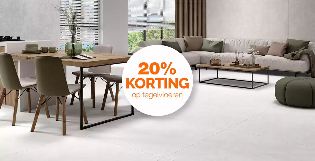 Catalogus van Mega Tegels & Badkamers | 20% Korting | 2026-04-03T00:00:00.000Z - 2026-04-17T00:00:00.000Z