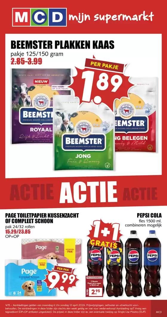 Catalogus van MCD Supermarkt | Actuele deals en aanbiedingen | 2026-04-06T00:00:00.000Z - 2026-04-12T00:00:00.000Z