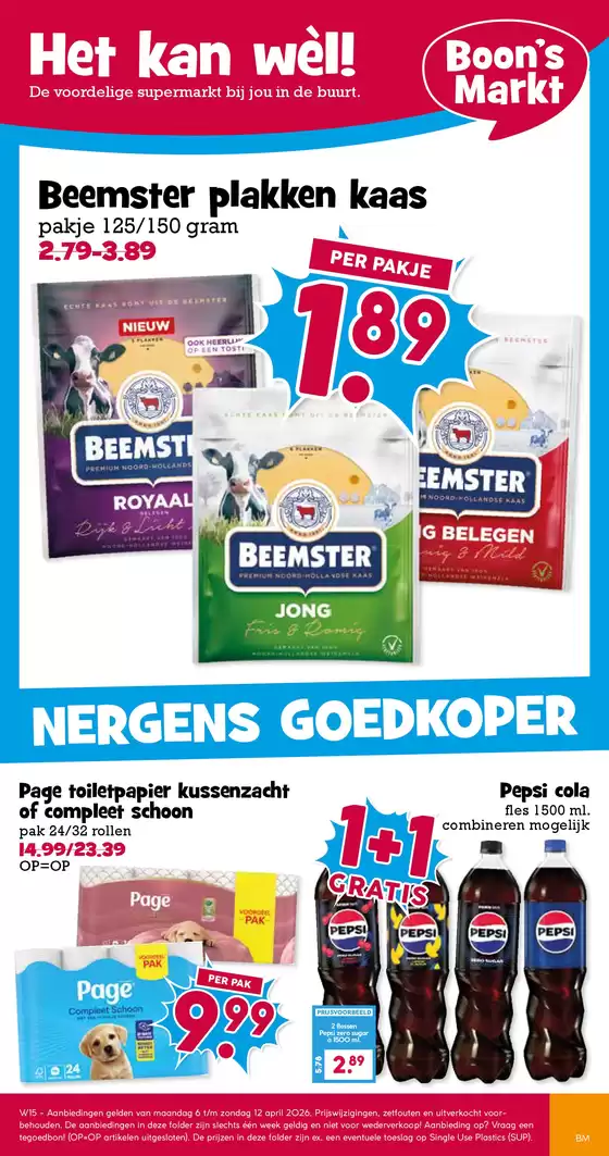 Catalogus van Boon's Markt | Grote selectie aanbiedingen | 2026-04-06T00:00:00.000Z - 2026-04-12T00:00:00.000Z