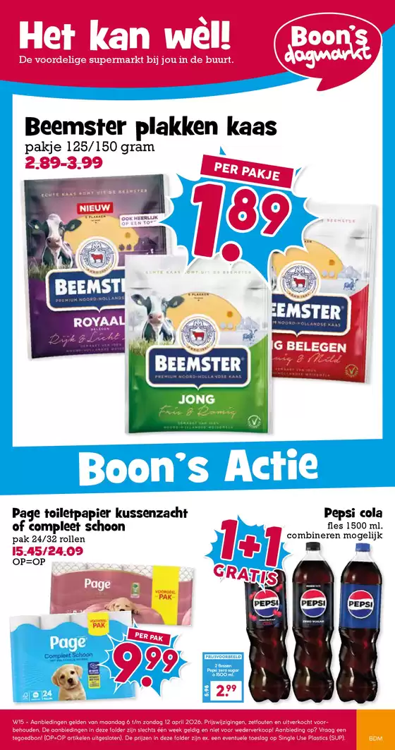 Catalogus van Boon's Markt | Topdeals en kortingen | 2026-04-06T00:00:00.000Z - 2026-04-12T00:00:00.000Z