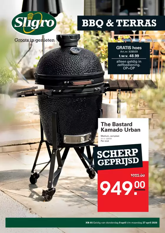 Catalogus van Sligro in Goes | 20252397 bbq terrasspecial 05 v3 publi | 2026-04-09T00:00:00.000Z - 2026-04-27T00:00:00.000Z