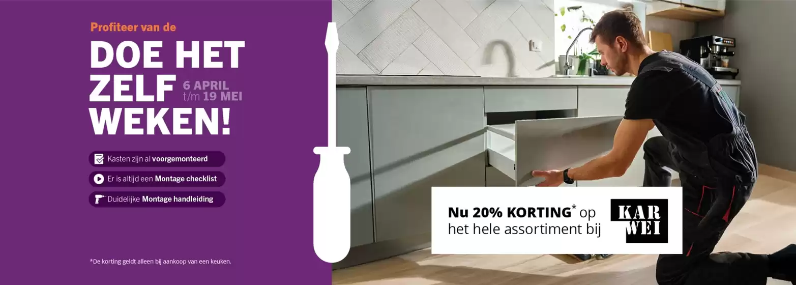 Catalogus van Keukendepot in Meppel | Doe Het Zelf Weken! | 2026-04-08T00:00:00.000Z - 2026-05-19T00:00:00.000Z