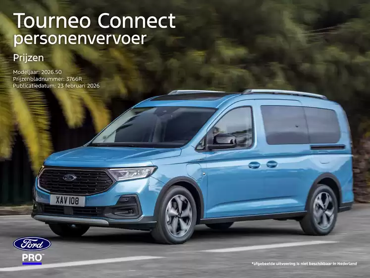 Catalogus van Ford in Rogat | PL 3753R Tourneo Connect personenvervoer MY2026.25 | 2026-04-08T00:00:00.000Z - 2026-04-22T00:00:00.000Z