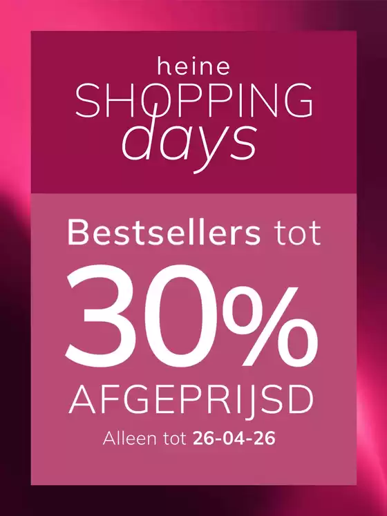 Catalogus van Heine | Heine Shopping Days | 2026-04-08T00:00:00.000Z - 2026-04-26T00:00:00.000Z