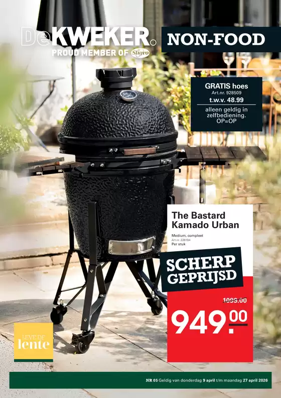 Catalogus van De Kweker | Non-Food | 2026-04-09T00:00:00.000Z - 2026-04-27T00:00:00.000Z