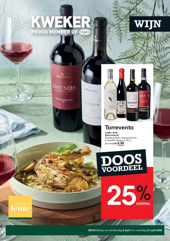 Catalogus van De Kweker | Wijn | 2026-04-09T00:00:00.000Z - 2026-04-27T00:00:00.000Z