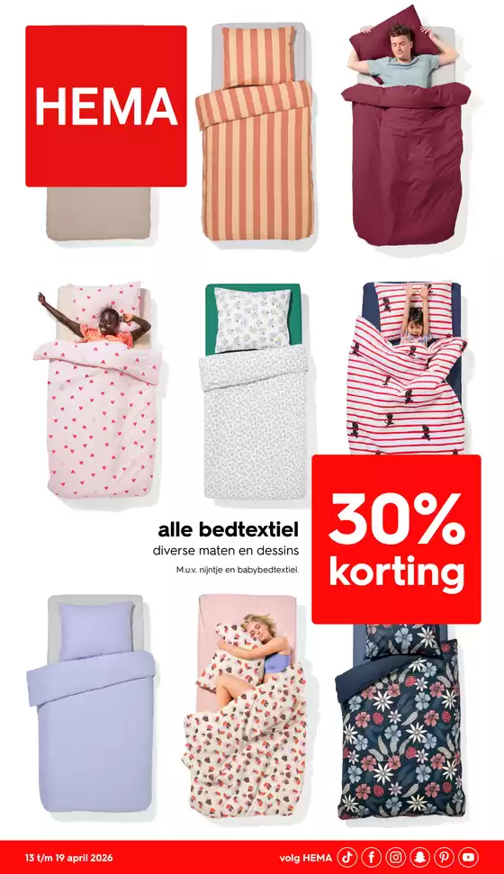 Catalogus van Hema in Hei- en Boeicop | Hema folder | 2026-04-13T00:00:00.000Z - 2026-04-19T00:00:00.000Z
