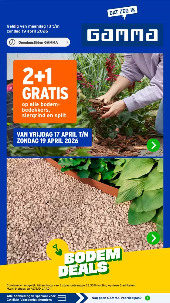 Catalogus van Gamma in Hei- en Boeicop | Folder Gamma | 2026-04-13T00:00:00.000Z - 2026-04-19T00:00:00.000Z