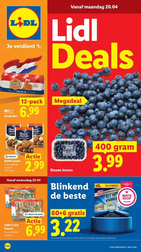 Catalogus van Lidl in Amsterdam | 2004 - 2604 | 2026-04-20T00:00:00.000Z - 2026-04-26T00:00:00.000Z