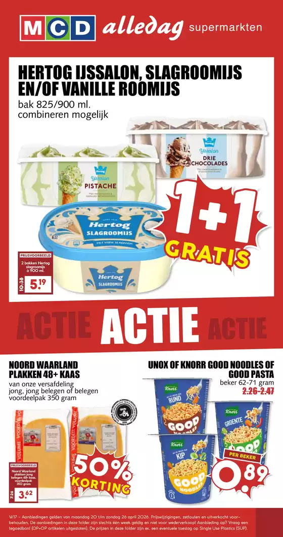 Catalogus van MCD Supermarkt in 's-Hertogenbosch | Topaanbiedingen voor slimme spaarders | 2026-04-20T00:00:00.000Z - 2026-04-26T00:00:00.000Z