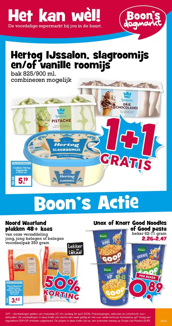 Catalogus van Boon's Markt in 's-Hertogenbosch | Exclusieve deals voor onze klanten | 2026-04-20T00:00:00.000Z - 2026-04-26T00:00:00.000Z