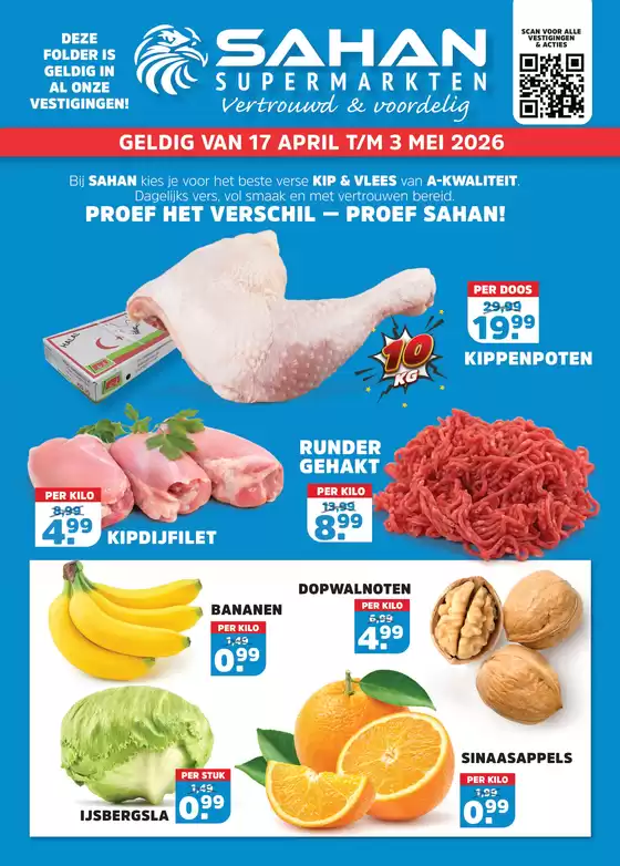 Catalogus van Sahan Supermarkten | Sahan Supermarkten folder | 2026-04-17T00:00:00.000Z - 2026-05-03T00:00:00.000Z