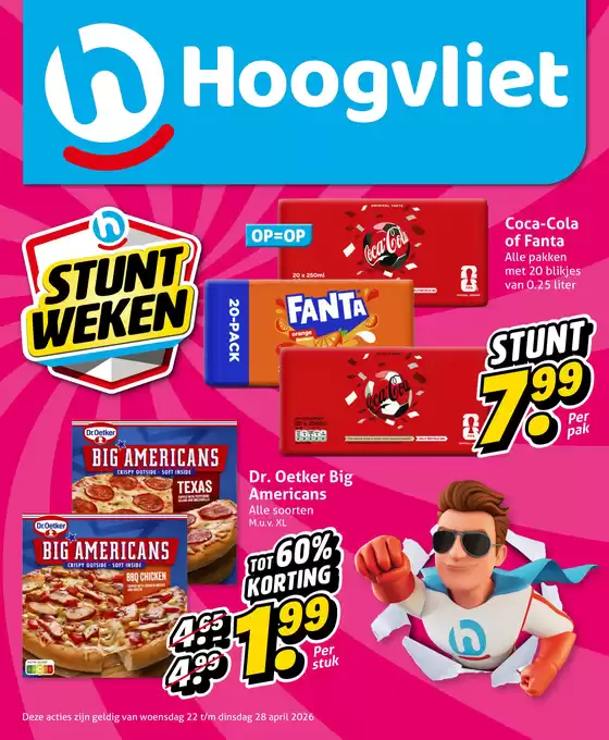 Catalogus van Hoogvliet | Geweldige kortingen op geselecteerde producten | 2026-04-22T00:00:00.000Z - 2026-04-28T00:00:00.000Z