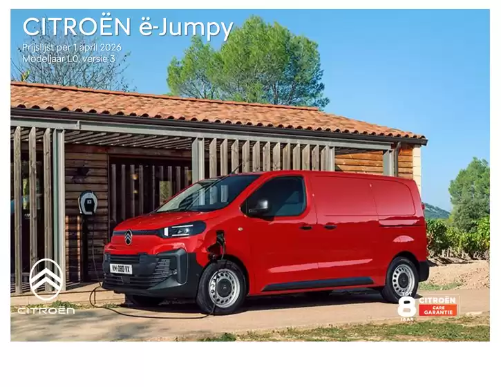 Catalogus van Citroën in Sint Geertruid | 17042026 Prijzen en specificaties e Jumpy | 2026-01-01T00:00:00.000Z - 2026-12-31T00:00:00.000Z