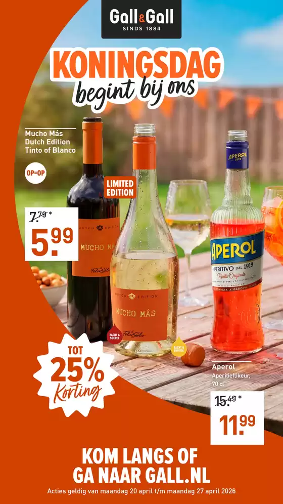 Catalogus van Gall & Gall in Hoogvliet | Geweldig aanbod voor alle klanten | 2026-04-20T00:00:00.000Z - 2026-04-27T00:00:00.000Z