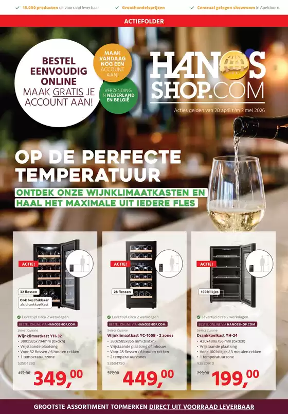 Catalogus van HANOS in Hoogvliet | HANOS SHOP folder 9 | 2026-04-20T00:00:00.000Z - 2026-05-03T00:00:00.000Z