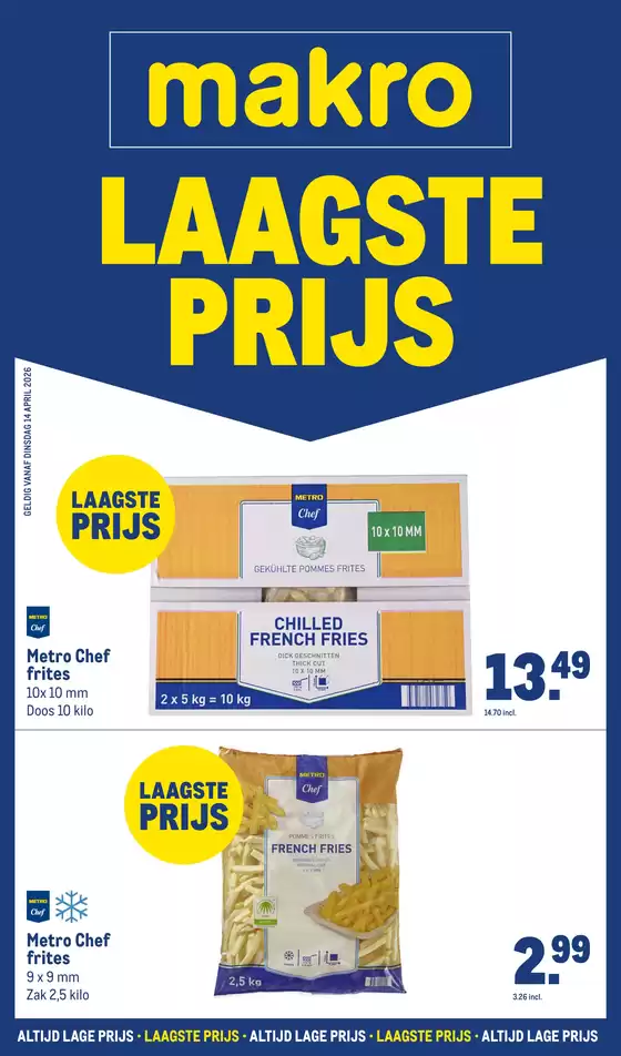 Catalogus van Makro in Dongen | Laagste prijs | 2026-04-20T00:00:00.000Z - 2026-05-04T00:00:00.000Z