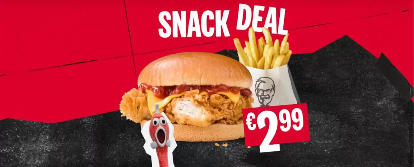 Catalogus van KFC | Snack Deal | 2026-04-21T00:00:00.000Z - 2026-05-05T00:00:00.000Z