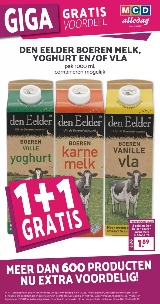 Catalogus van MCD Supermarkt in Witte Paarden | Exclusieve deals en koopjes | 2026-04-27T00:00:00.000Z - 2026-05-03T00:00:00.000Z