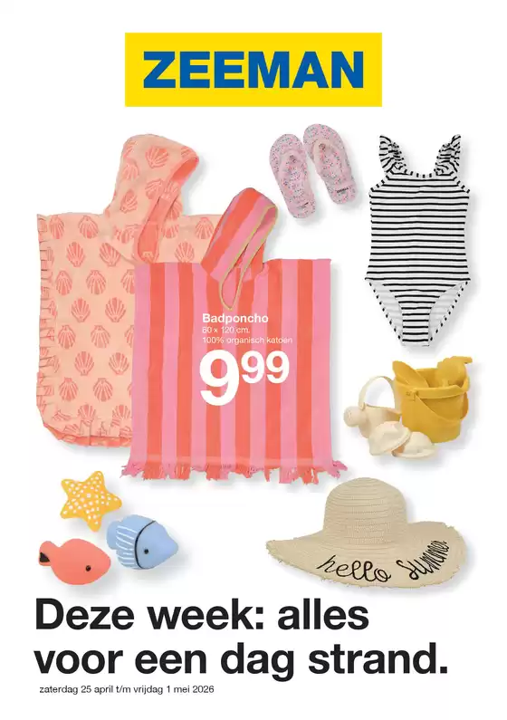 Catalogus van Zeeman in Witte Paarden | Zeeman Week 18 zaterdag 25 april tm vrijdag 1 mei 2026. | 2026-04-25T00:00:00.000Z - 2026-05-01T00:00:00.000Z