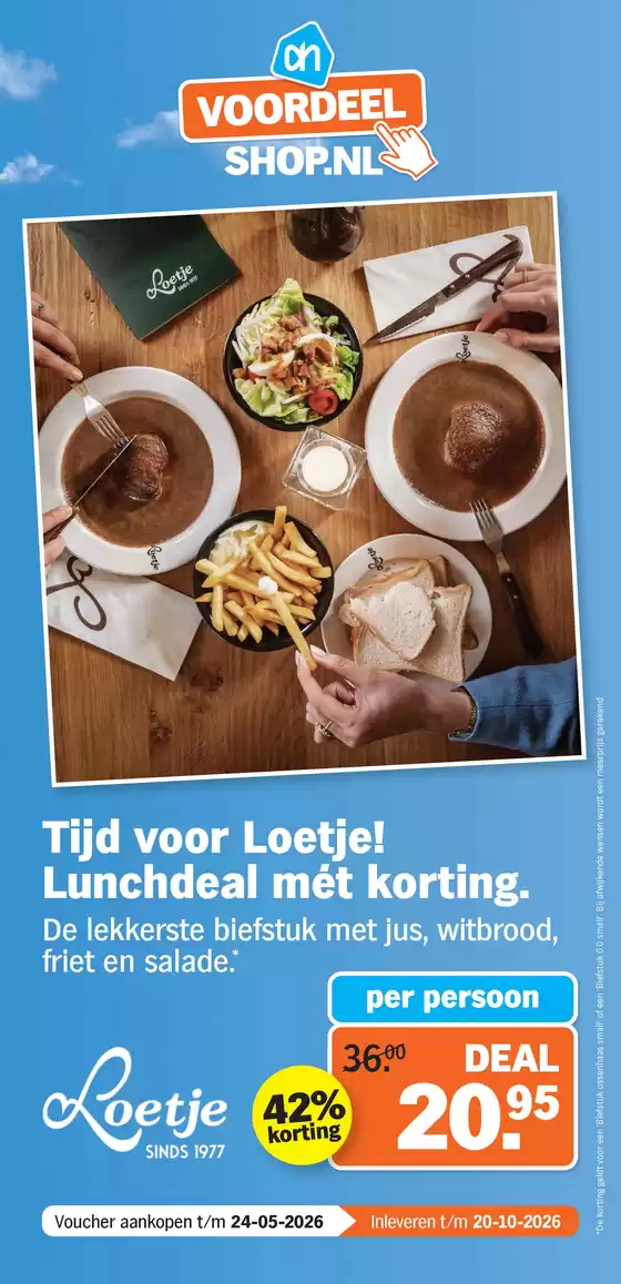 Catalogus van Albert Heijn in De Lutte | Topaanbiedingen voor alle koopjesjagers | 2026-04-25T00:00:00.000Z - 2026-10-20T00:00:00.000Z