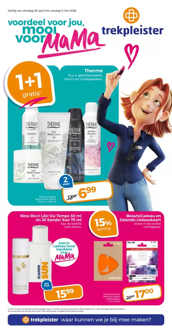 Catalogus van Trekpleister in Raamsdonk | Topaanbiedingen voor slimme spaarders | 2026-04-28T00:00:00.000Z - 2026-05-03T00:00:00.000Z