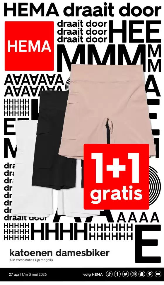 Catalogus van Hema | Hema folder | 2026-04-27T00:00:00.000Z - 2026-05-03T00:00:00.000Z