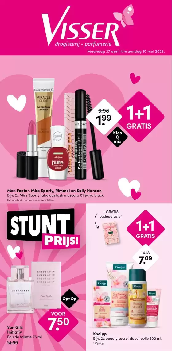 Catalogus van Drogisterij Visser | Drogisterij Visser folder | 2026-04-27T00:00:00.000Z - 2026-05-10T00:00:00.000Z