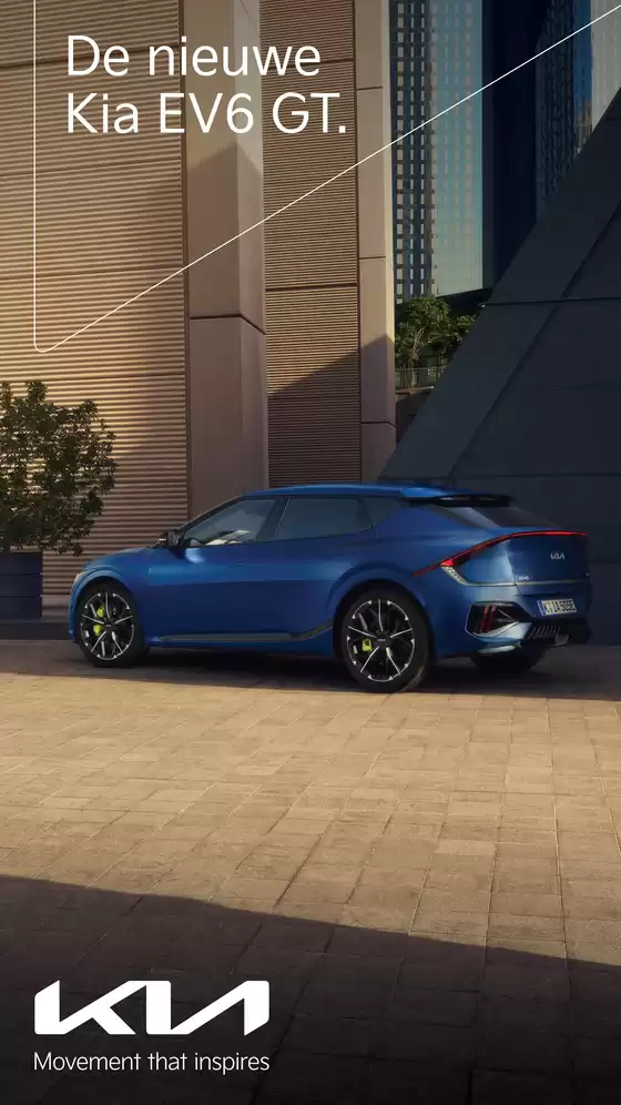 De nieuwe Kia EV6 GT.